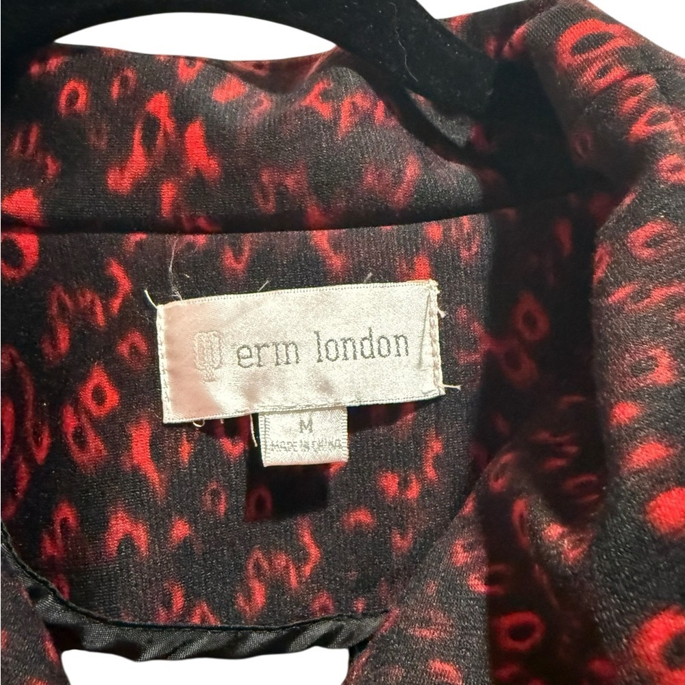 Stylish Red and Black Women's Jacket - Picture 2 of 7